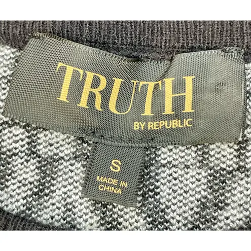 Truth By Republic Geometric Print Sweater