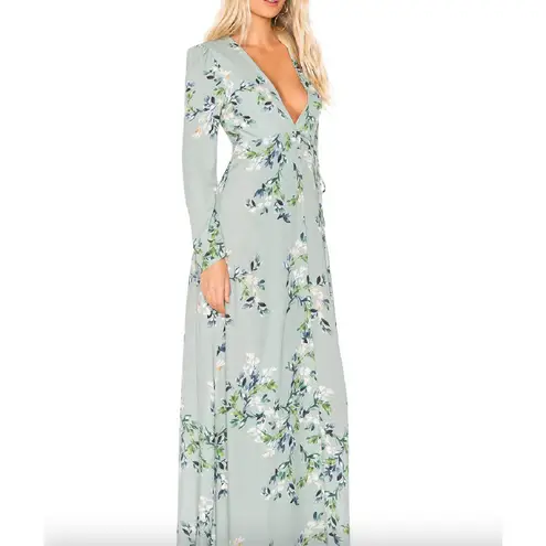 Flynn Skye Kate Wrap Maxi Dress Sz Small