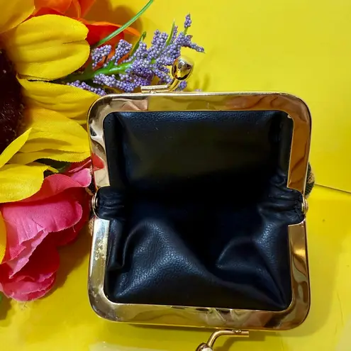 Elegant Blue and Gold Women's Clutch