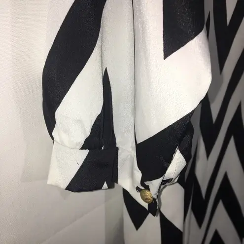 Giddy Up Glamour Chevron Print Dress Size Small