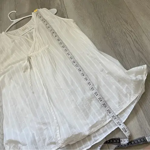 Steven Alan Cotton V Neck Striped Sleeveless Tank White (Medium) coquette summer