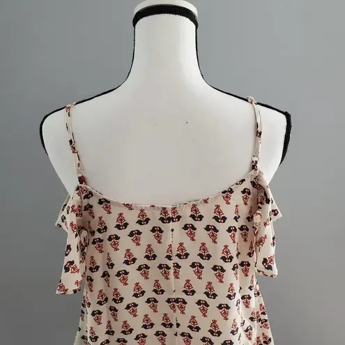 Sophie Rue Boho Cold Shoulder Shirt M