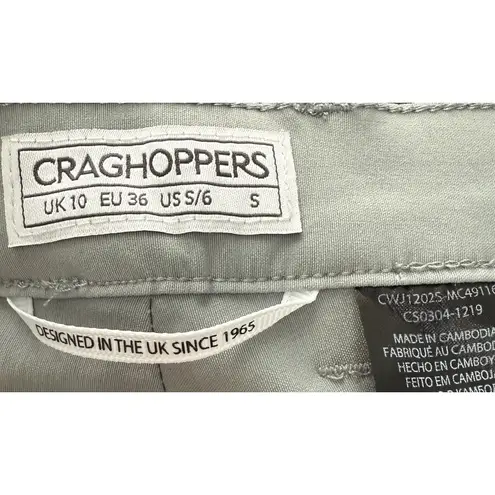 Craghoppers Woman's Kiwi Pro Stretch Trousers Walking Hiking Pants Gray Size 6