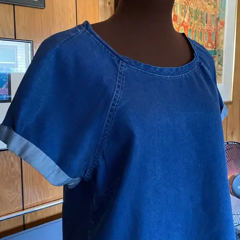 Cloth & Stone  Dark Denim look top, Small EUC