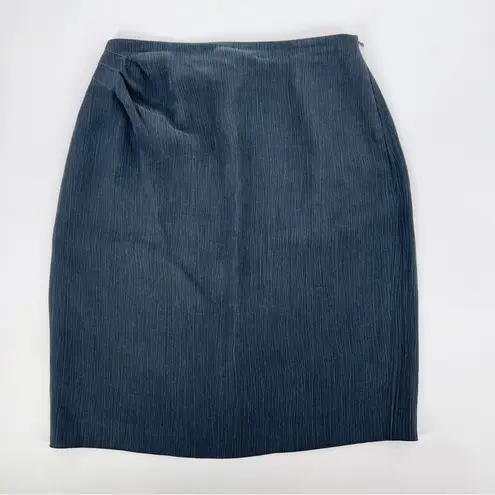Giorgio Armani Vintage Giorgio Armani Gray Pencil Skirt Pin Tuck Detail Sz 4