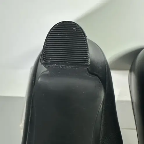 Sofft Black Leather Lana High Heels Pumps Classic Neutral Round Toe Size 8