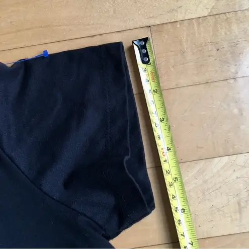 White Stag Crystal, Bling, Rhinestone Heart Tee, Black, Red, White, Blue, Size L