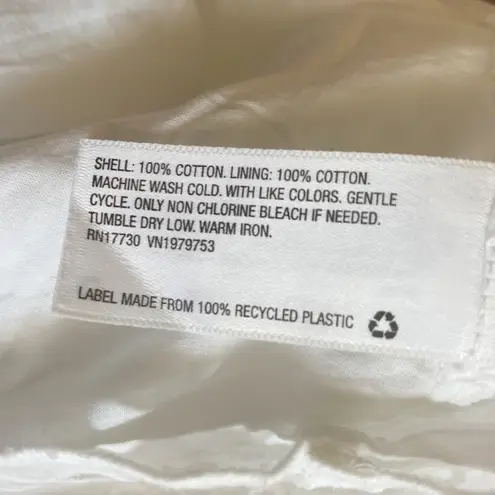 Universal Standard Romantic White Embroidered Eyelet Dress Smocked Waist Bohemian Mini - S NWT