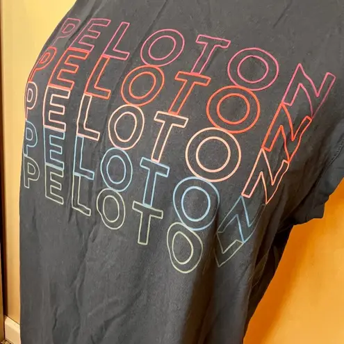 Peloton Agility Racer Logo Tank Top - Black Size Medium Biking Bike Bicycle Tee