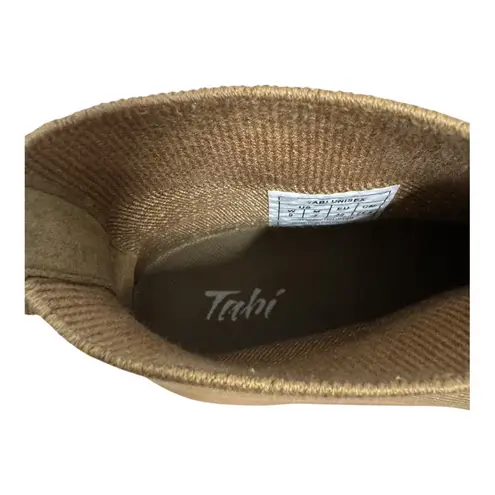 Tabi Footwear Light Brown Knit Split Toe High Top Sneakers Size 9 Unisex Tan