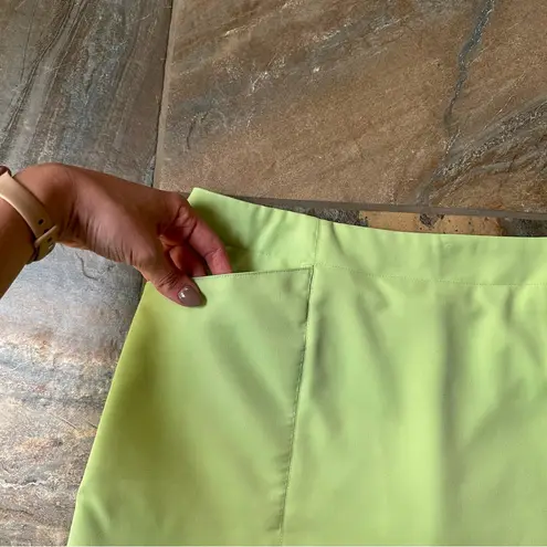 Kate Lord Green Split Hem Golf Skort Women's Size 12 Tennis Golf Skirt