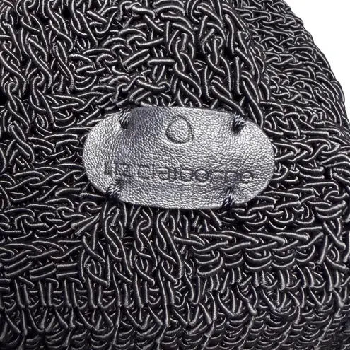 Liz Claiborne  Black Woven Crochet Bag Y2K Style Purse