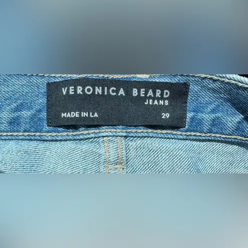 Veronica Beard New Carly Kick-Flare Jean cropped size 29 preowned stone -wash