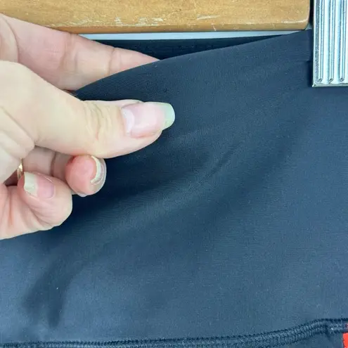 P.E Nation Crossbar Black Leggings Black Side Stripe Green XSmall Activewear Size XS