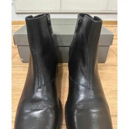 Vagabond Stina Ankle Boots Smooth Black Leather Size 8 US 38 EU NIB Booties