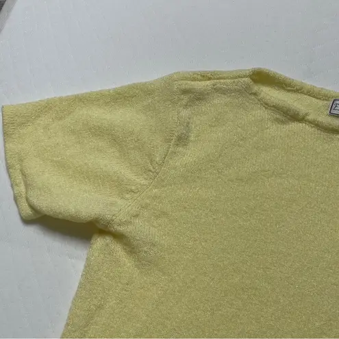Emily Rose Vintage Y2K Butter Yellow Knit Top Women’s size large