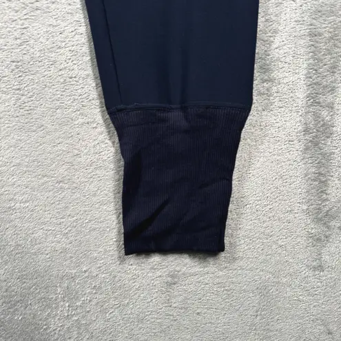 Sympli Crop Pant Minimalist Lagenlook Slinky Stretch Travel Quiet Luxury Comfort Blue Size 14