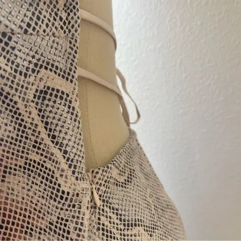 Urban Outfitters  Size Large Dress Snakeskin Short Mini Dress Club Party