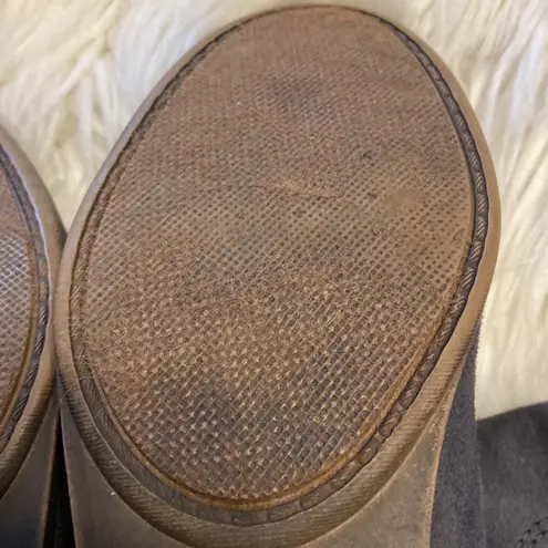 Boots long 16” color bluish/gray excellent condition see pictures size 8.5