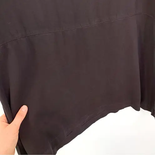 Bryn Walker Sleeveless Top w/Side Slit Brown M/L