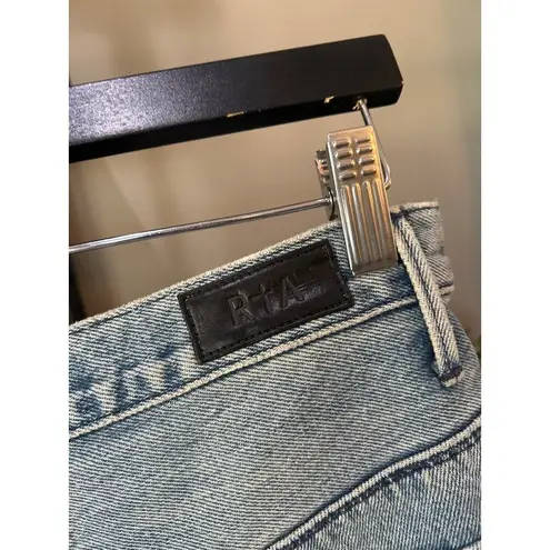 RTA Pierce Belted Denim Short Clean Blue Womens Size 26