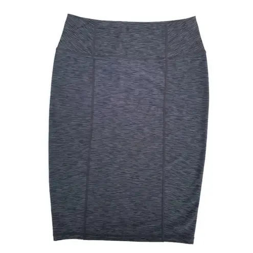 prAna Vertex Charcoal Wrinkle Free Pencil Skirt