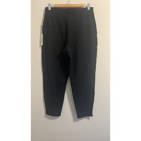 Summersalt NWT The Softest French Terry Tie Waist Pant in Black Pockets sz. L