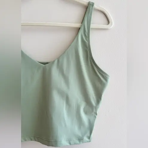 Light Green Racerback Sports Bra, Workout Gear, Women’s Activewear, Size Large