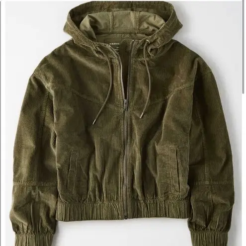 American Eagle  Corduroy Bomber Jacket