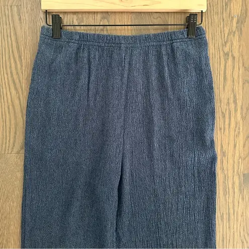Nino Wong Vintage 90s California Crinkle Gauze Pants in Medium Blue Size Medium
