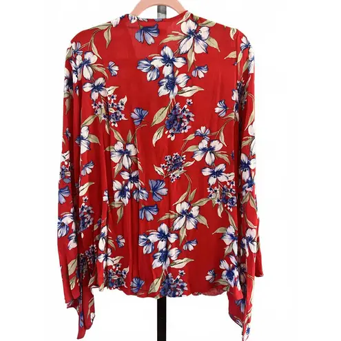 NWOT Fantastic Fashion Floral Wrap Top
