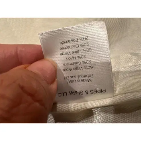 Veronica Beard gray dickey compatible Melange Wool Cashmere Blend coat size 4