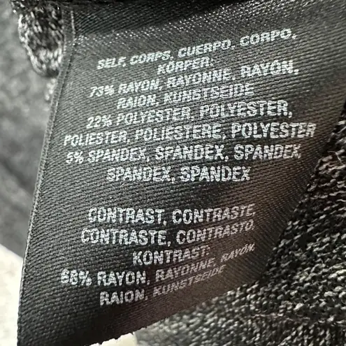 Ella Mae Gray Striped Knit Dress Medium Petite Minimalist Quiet Luxury Cozy Gray Size undefined