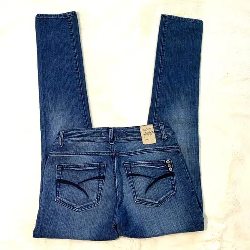 Pit Stop Jeans Distressed light Wash Skinny Jean Size 28 Blue