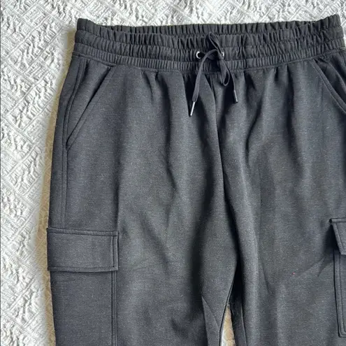 90 Degree By Reflex Black Cargo Jumpsuit Relaxed Fit Size L