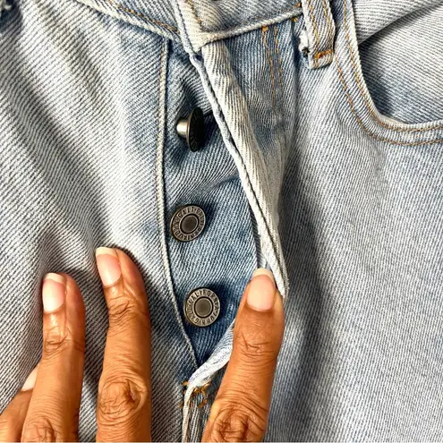 John Galt | Blue Button Fly Straight Leg Denim Jeans Sz 28