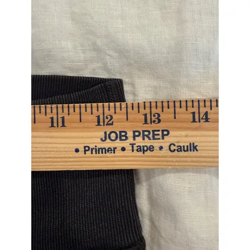 Offline by Aerie High Rise Pull On Crop Leggings Ribbed Black Women's Medium