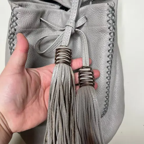 Callista BACKPACK IN GREY GRAINED LEATHER Gray