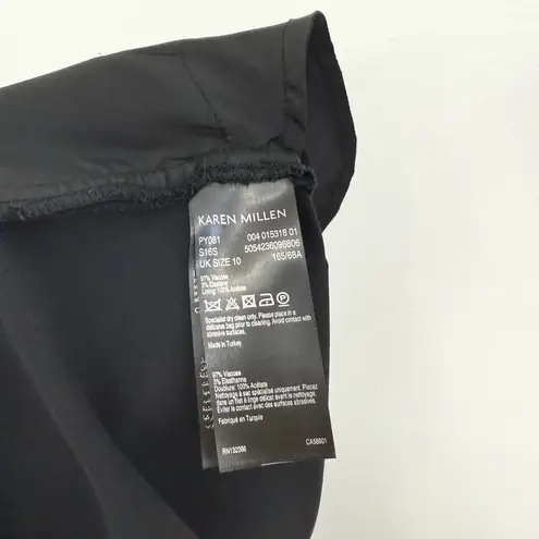 Karen Millen Black Tailored Slim Leg Pants