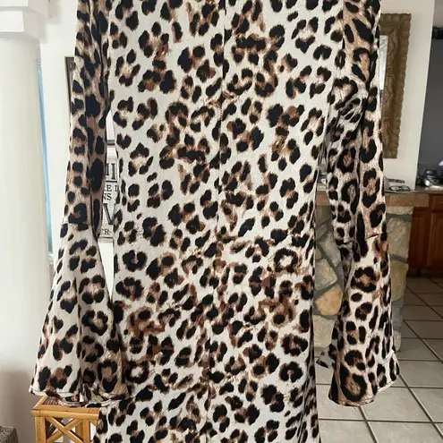 The Vanity Room [] leopard printed shift dress size XS - Image 6