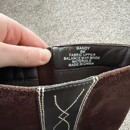 Italian Shoemakers Contesa by Dark Brown Heeled Boots