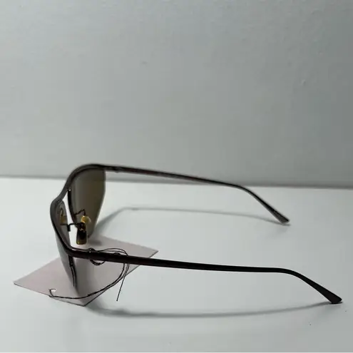 Bottega Veneta Oval Metal Pathos Cat Eye Mirrored Sunglasses BV1091S