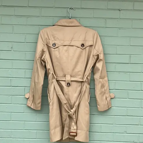 B&S fashion wear woman’s tan trench coat size Large