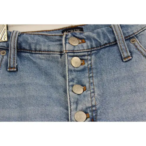 J.Crew  Jeans Womens Size 32 10" High Rise Button Fly Stretch Denim