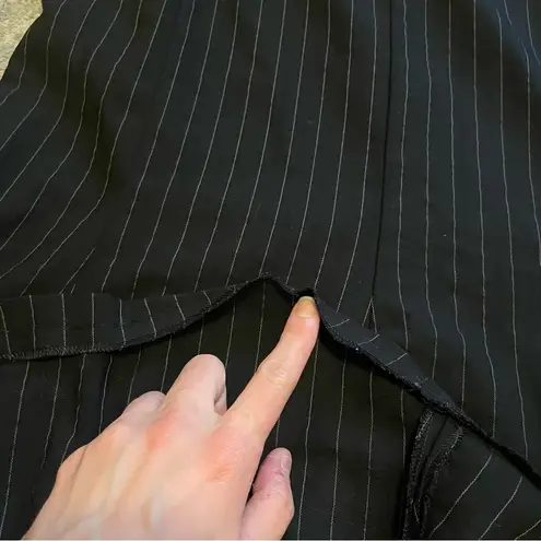 Max Mara Classic Preppy Grunge Bell Shaped Pin Stripe Midi Skirt 6