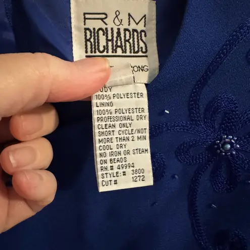 R & M Richards by Karen Kwong NEW Blue Wedding Party Dress Size 14