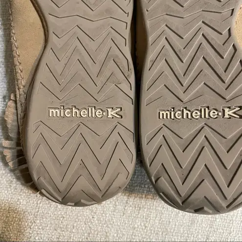 Michelle K Moccasin Style Shoes Tan Size 9