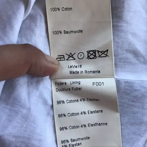 LaVia 18 Saks Fifth Avenue Career Color Block Dots Black Size 0