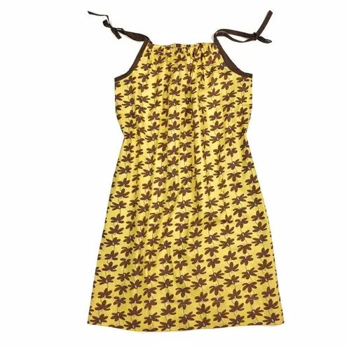 floral box dress excellent preowned Yellow Size undefined
