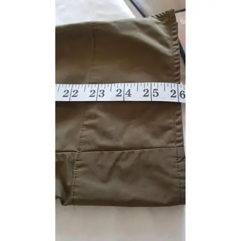 OOF Wear Womens Size XL Trench Coat Jacket Army Military Minimalist Minimal Green